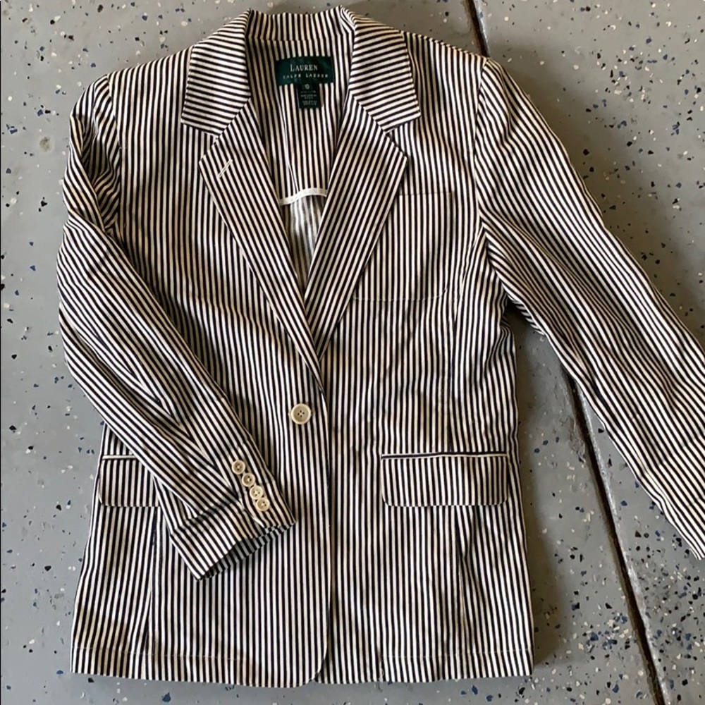 Vintage Lauren Ralph Lauren stripe jacket